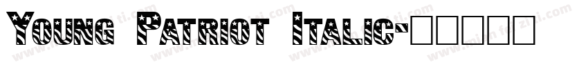 Young Patriot Italic字体转换